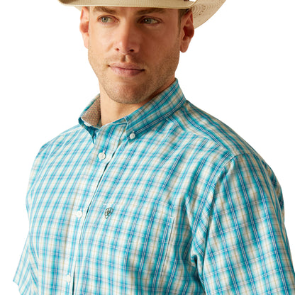 Ariat Wrinkle Free Kyle Blue Classic Fit Shirt
