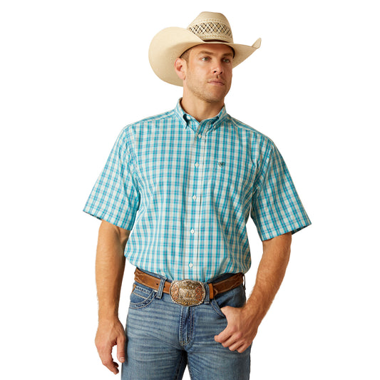Ariat Wrinkle Free Kyle Blue Classic Fit Shirt