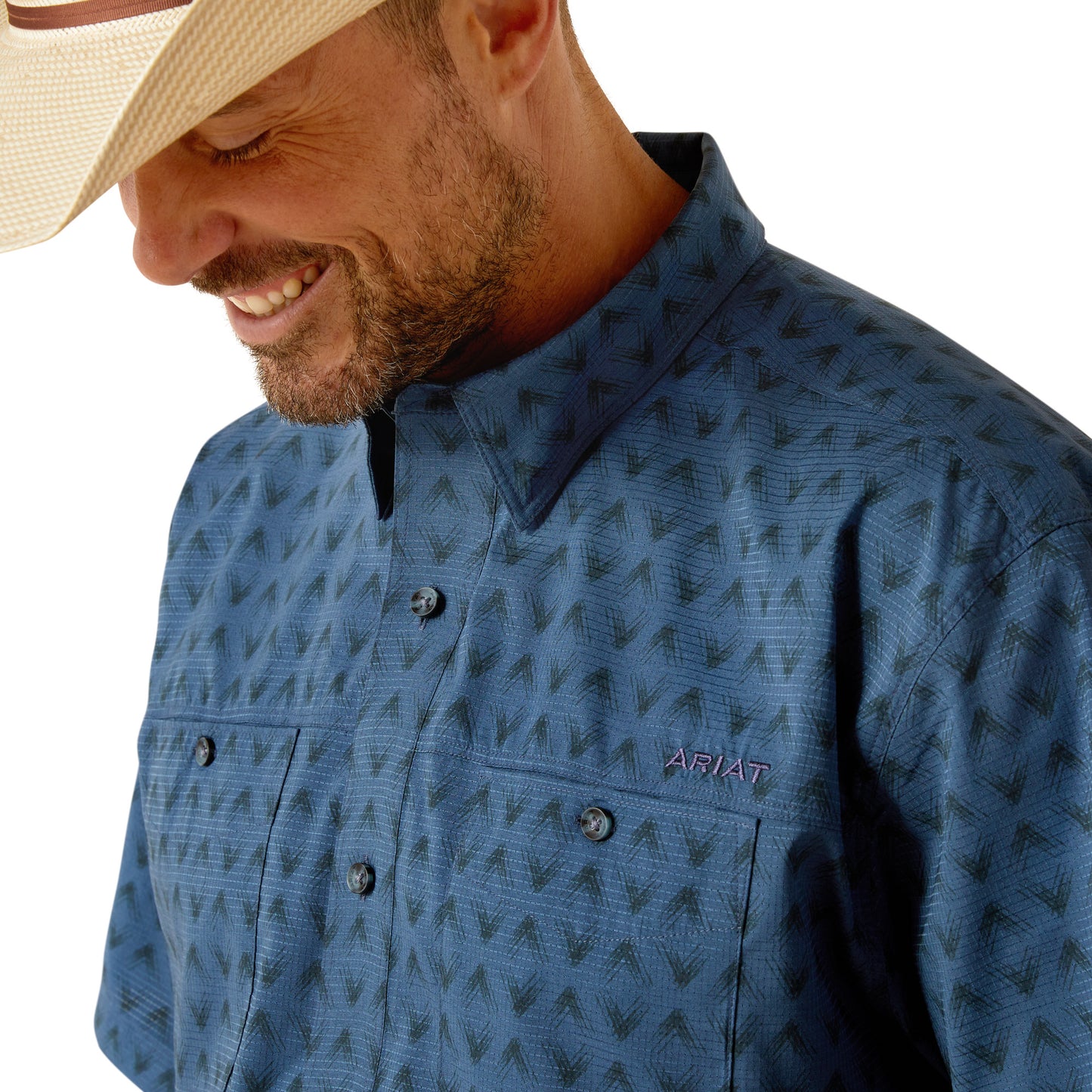 Ariat Ensign Blue 360 AirFlow Classic Fit Shirt