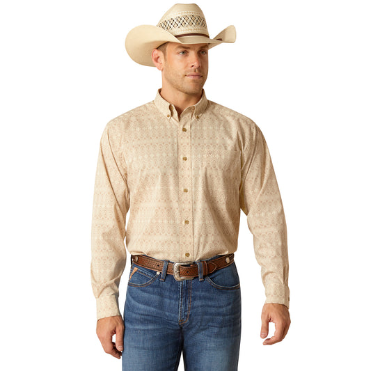 Ariat 360 AirFlow Simply Taupe Classic Fit Shirt