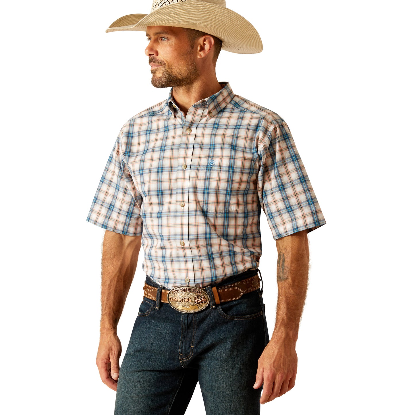 ARIAT BLUE PRO SERIES ROWDY CLASSIC FIT SHIRT