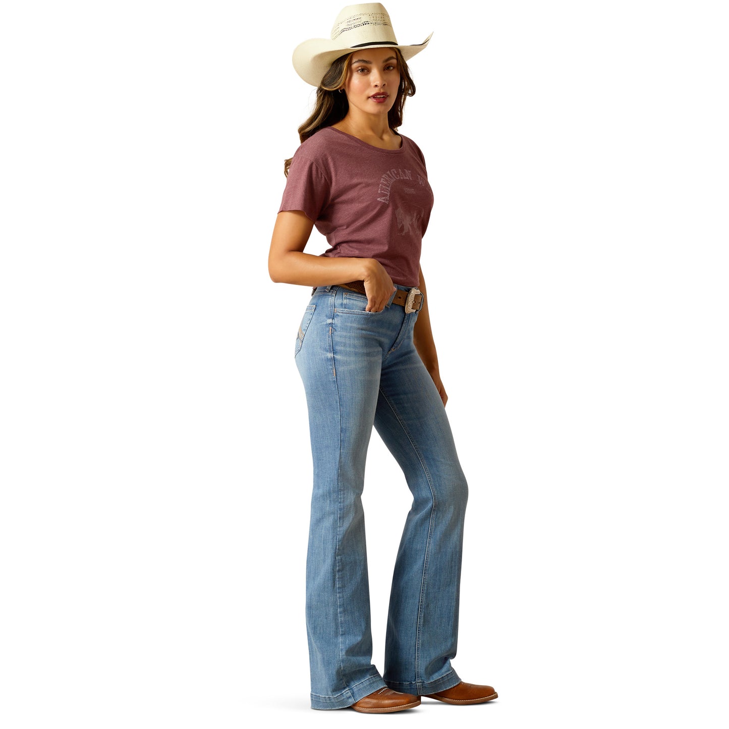 ARIAT ALICE HIGH RISE GLENDALE SLIM TROUSER