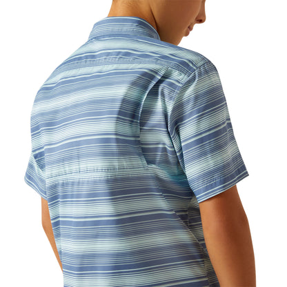 Ariat Youth VentTEK Outbound Blue Raven Classic Fit Shirt