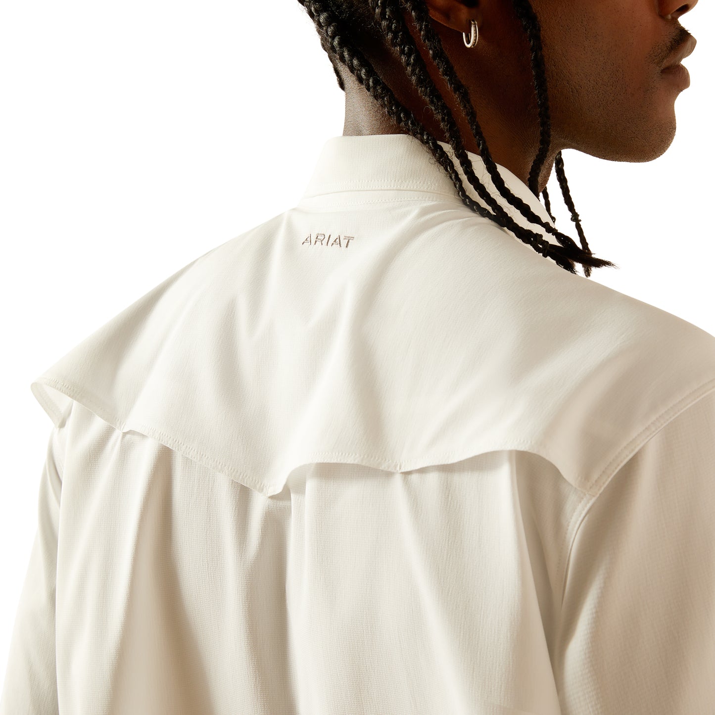 ARIAT VENTTEK WHITE SHORT SLEEVE SHIRT