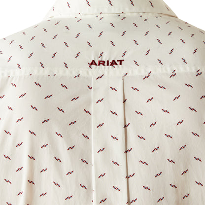 ARIAT GRANT WHITE CANDY SHORT SLEEVE SHIRT