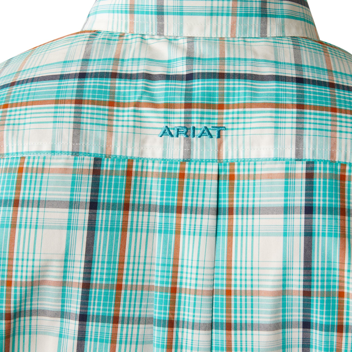 ARIAT PRO JUSTICE TEAL LONG SLEEVE SHIRT