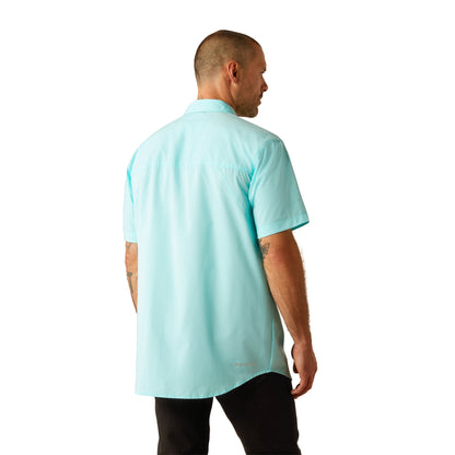 ARIAT 360 AIRFLOW BLUE RADIANCE SHORT SLEEVE SHIRT