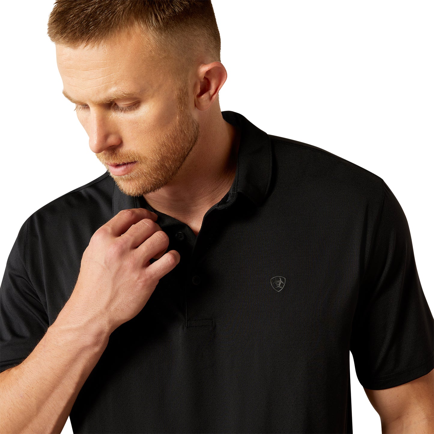 ARIAT BLACK 360 AIRFLOW POLO