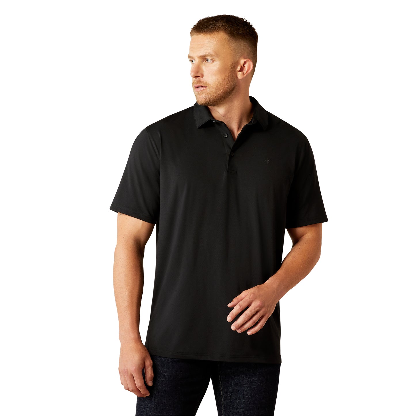 ARIAT BLACK 360 AIRFLOW POLO