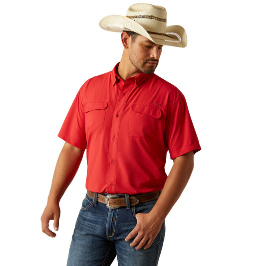 Ariat VentTEK Outbound Haute Red Classic Fit Shirt