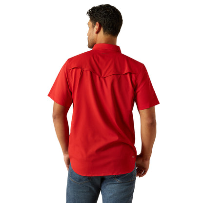 Ariat VentTEK Haute Red Western Fitted Shirt