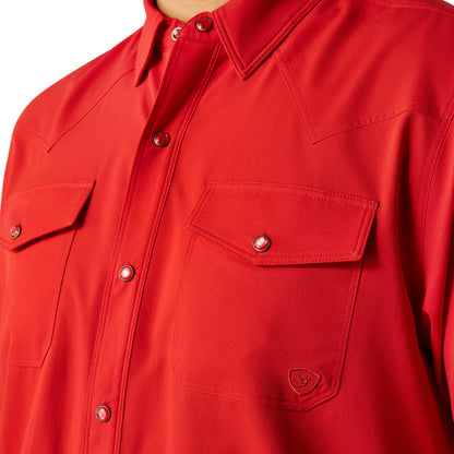 Ariat VentTEK Haute Red Western Fitted Shirt