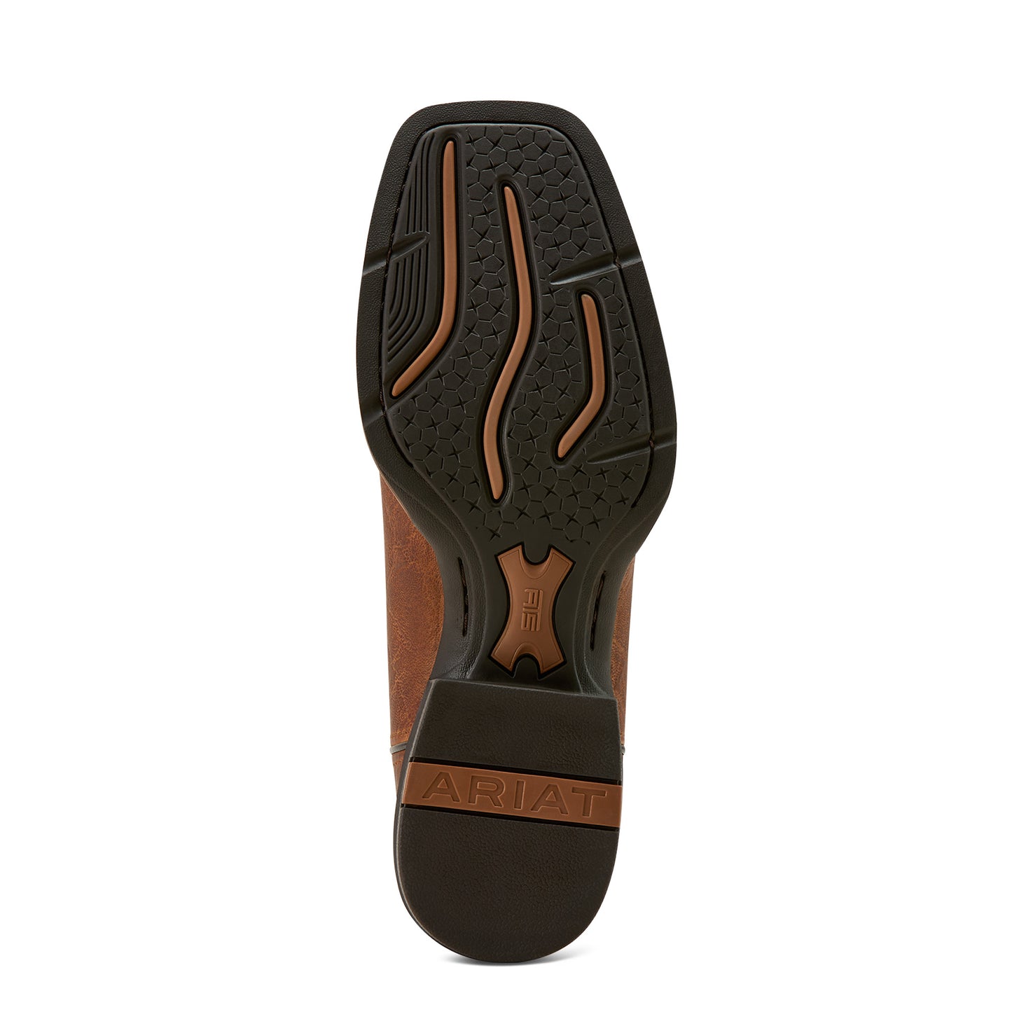 ARIAT SPORT RODEO AGED TAN ELEPHANT PRINT COWBOY BOOT