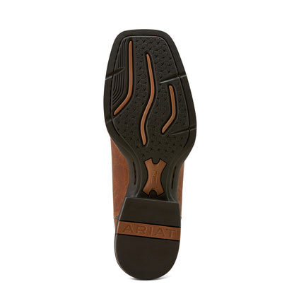 ARIAT SPORT RODEO AGED TAN ELEPHANT PRINT COWBOY BOOT