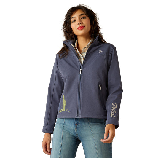 ARIAT NEW TEAM RIVERSIDE CHAMBRAY HERITAGE SOFTSHELL JACKET