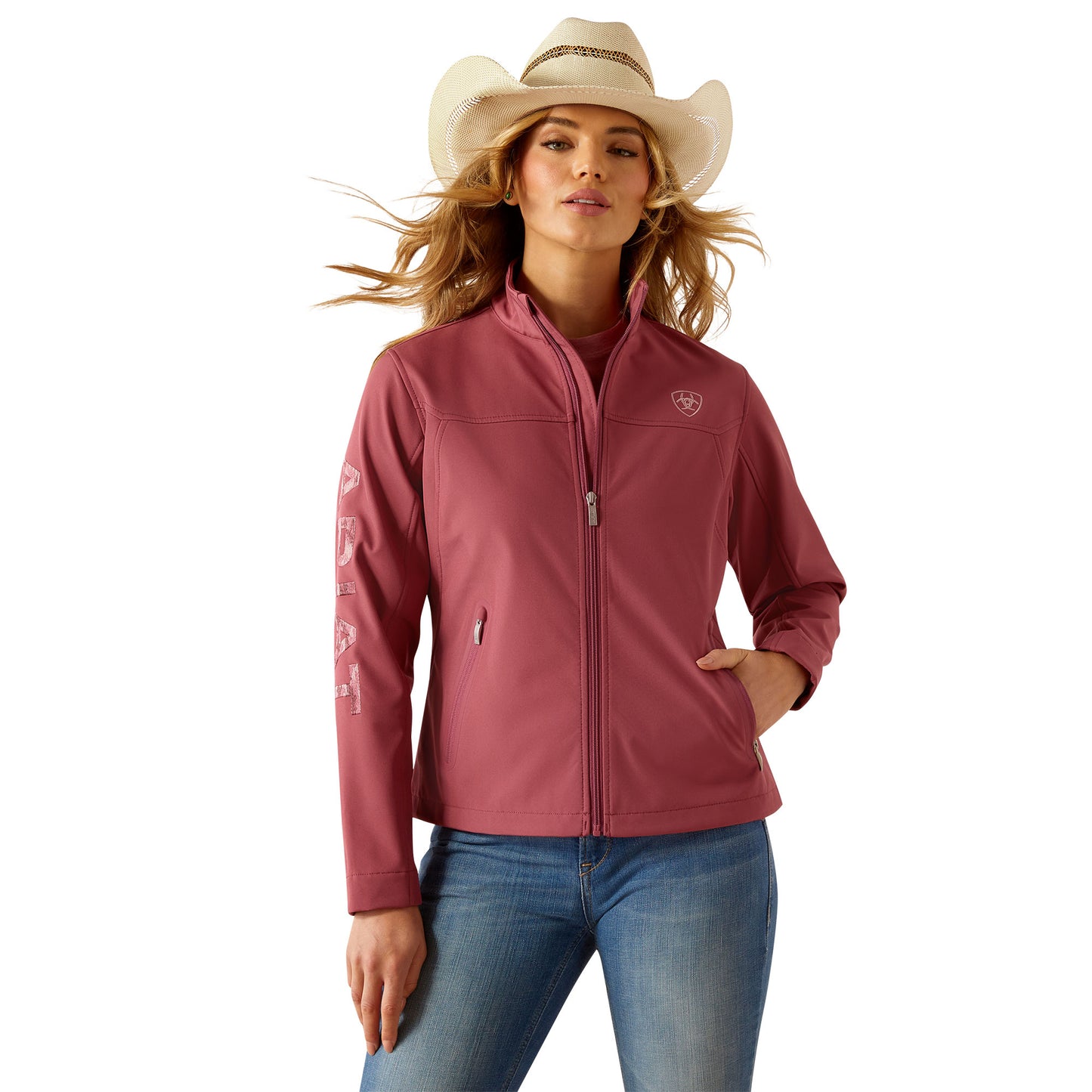 ARIAT NEW TEAM ROSE MAUVE DRY SOFTSHELL JACKET