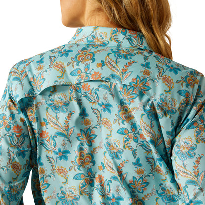 Ariat VentTek Blue Paisley Floral Shirt