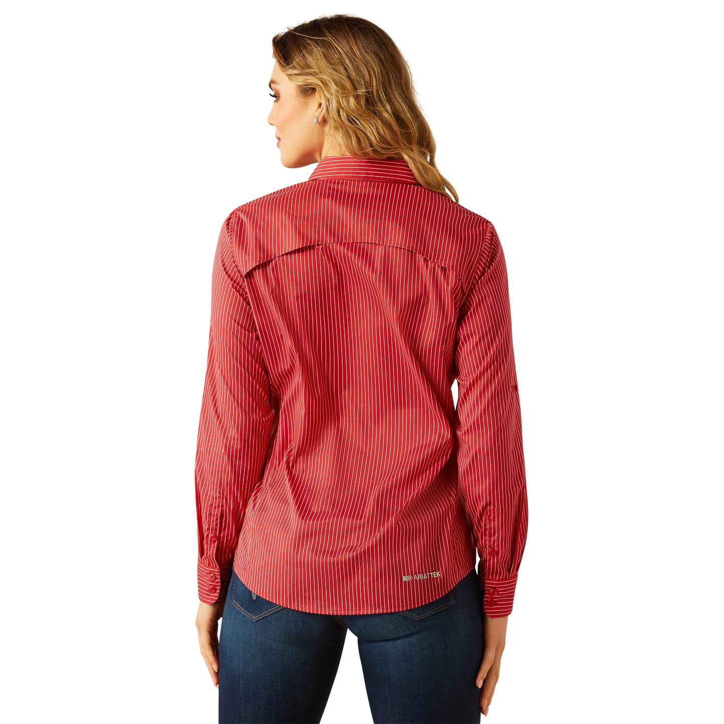 Ariat Equestrian Red Stripe VentTEK Shirt