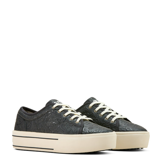 Ariat Skylar Black Floral Embossed Shoe