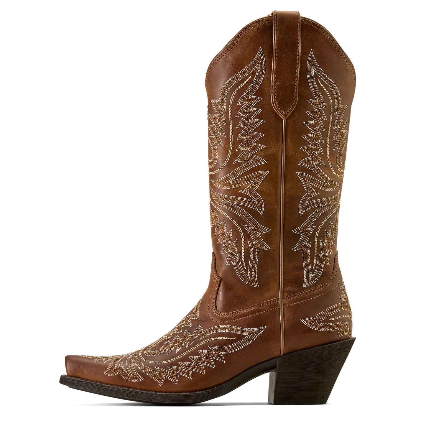 Ariat Smoked Wheat Round Up Collins D Toe Western Boot