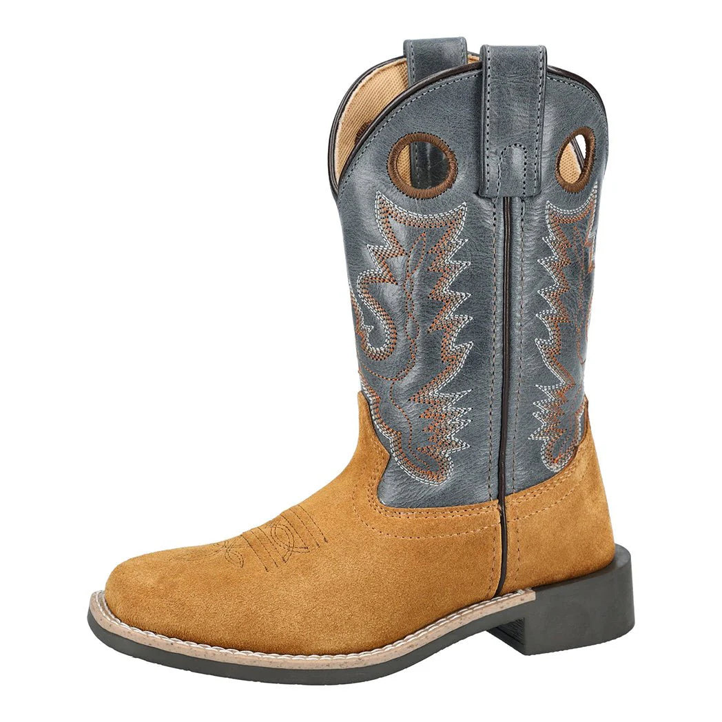 SMOKY MOUNTAIN KIDS' TEX TAN SQUARE TOE BOOTS