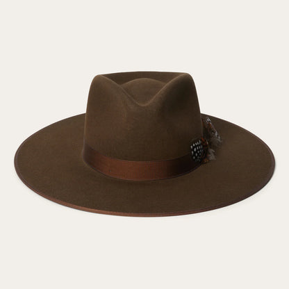 Stetson Midtown Oak Wide Flat Brim Hat