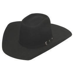 Twister 3X Black Wool Hat