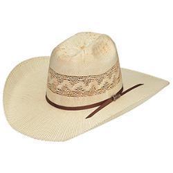 Twister Ivory & Tan Bangora Hat