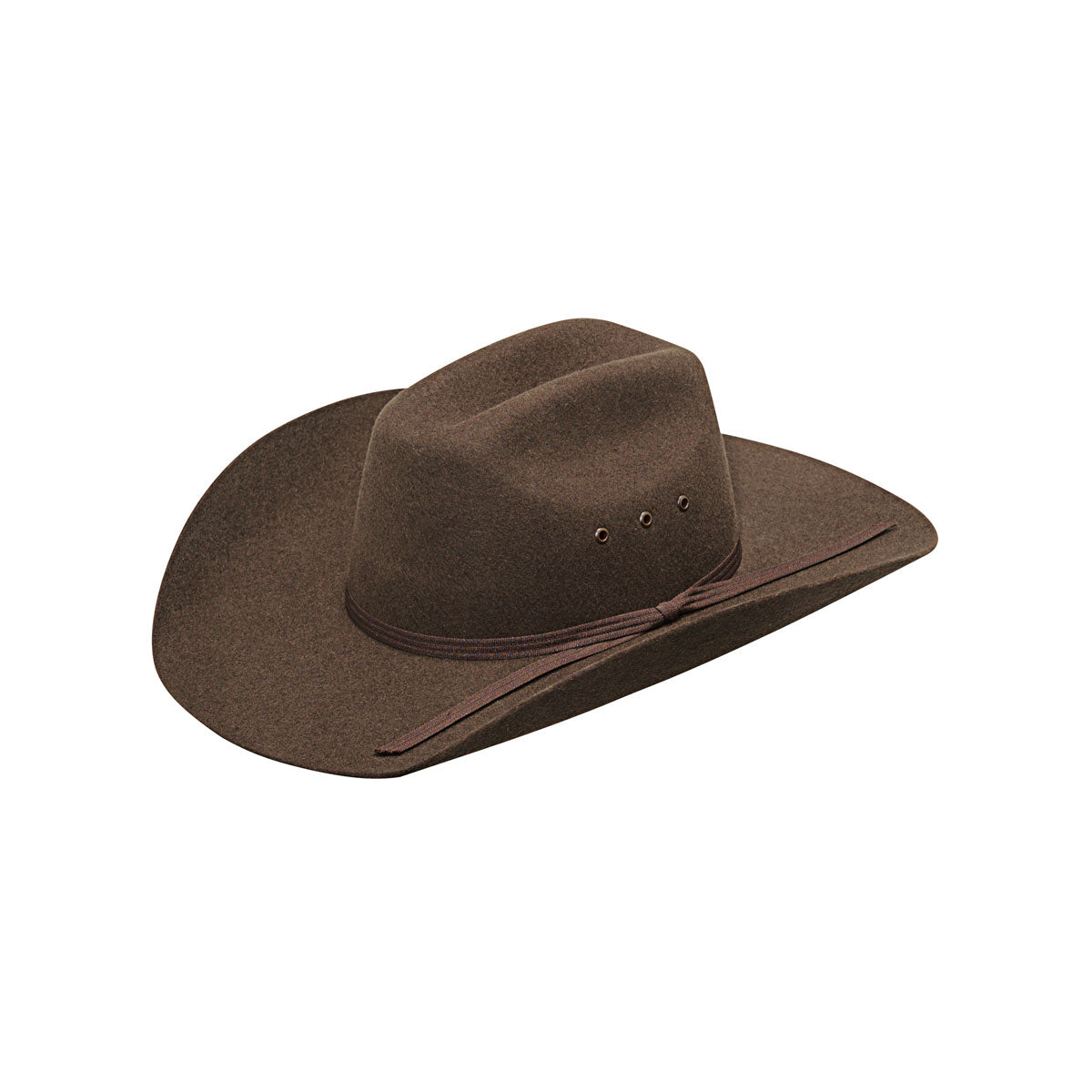 TWISTER YOUTH BROWN WOOL WESTERN HAT