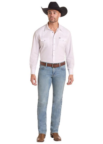 Rock & Roll Denim Revolver Light Denim Straight Leg Jean