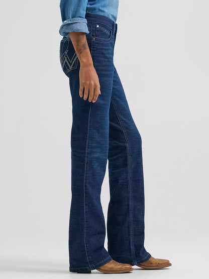 Wrangler Q-Baby Boot Scootin Mid-Rise Bootcut Ultimate Riding Jean