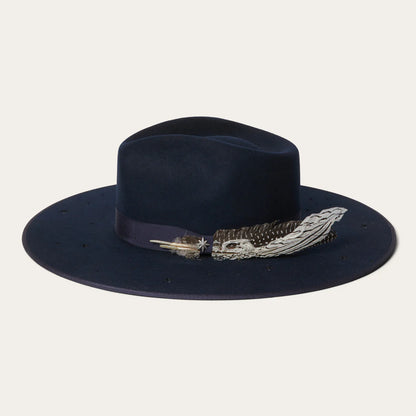Stetson Night Sky Navy Fedora