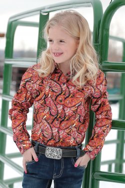 CRUEL PAISLEY PRINT WESTERN SHIRT