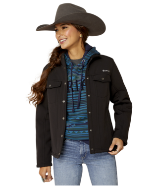 Ariat Ladies Black Berber Back Softshell Jacket