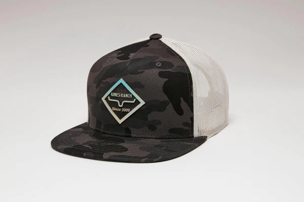 Kimes Ranch Camo Diamond Dogs Trucker Hat