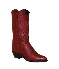 Abilene 11″ Red Dress Cowhide Western Boot