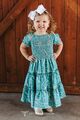 Girls Rodeo Jade Ruffled Dress