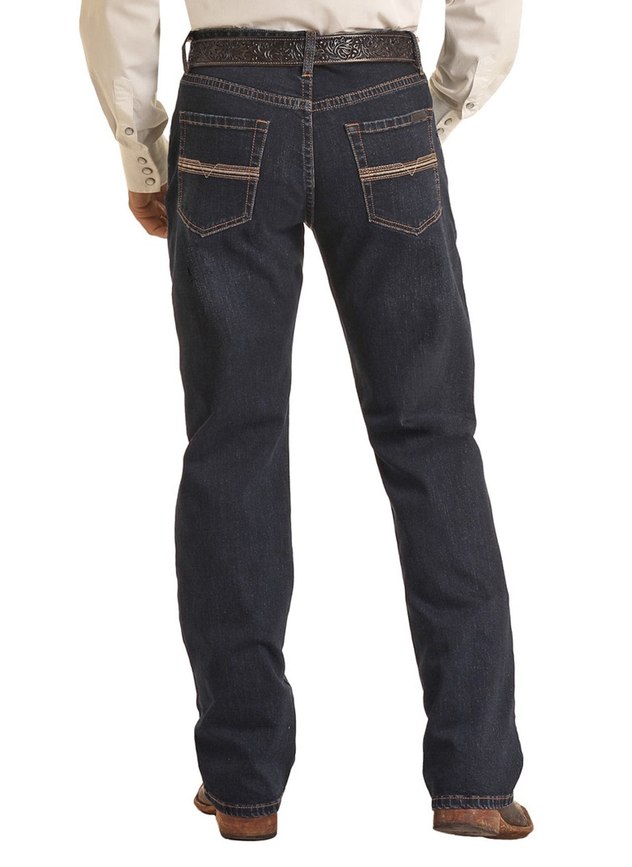 ROCK&ROLL V46 ROPE STITCH STACKABLE BOOTCUT JEAN