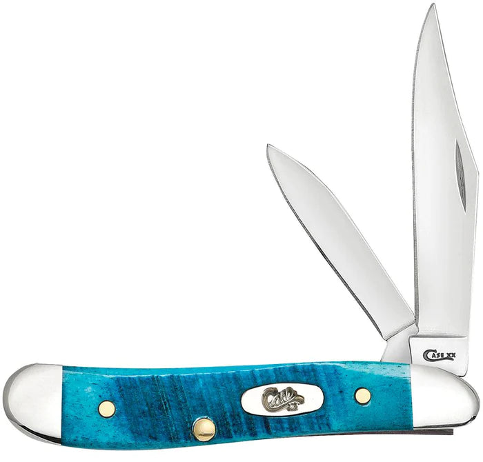Case Sawcut Jig Caribbean Blue Bone Peanut