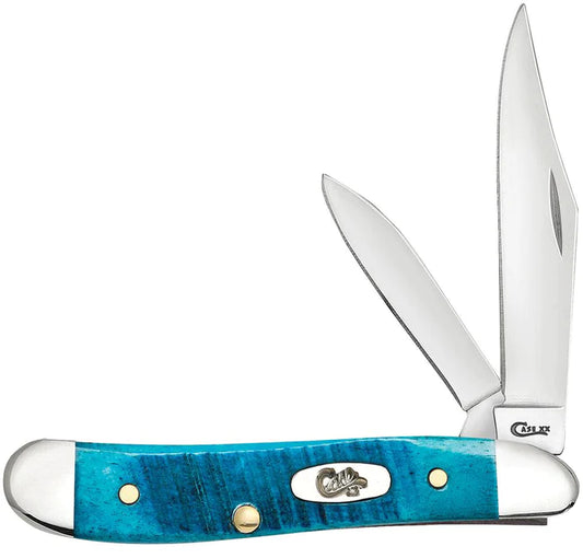 Case Sawcut Jig Caribbean Blue Bone Peanut