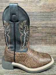 SMOKY MOUNTAIN KIDS' PRESLEY BROWN SQUARE TOE BOOT
