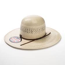 American Hat Company Whiskey Open Crown Straw Hat