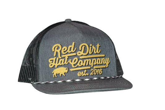 RED DIRT GOLD DIGGER HEATHER CHARCOAL/BLACK HAT