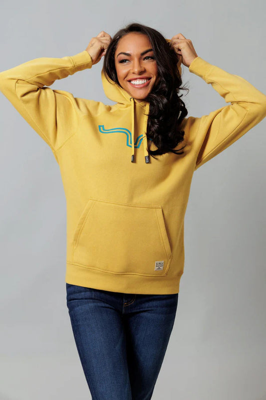 Kimes Ranch Ladies Gold Outlier Hoodie