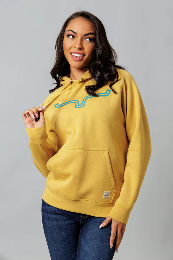 Kimes Ranch Ladies Gold Outlier Hoodie