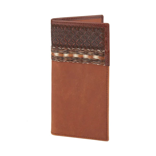 Mustang Ridge Tan Rawhide Rodeo Wallet