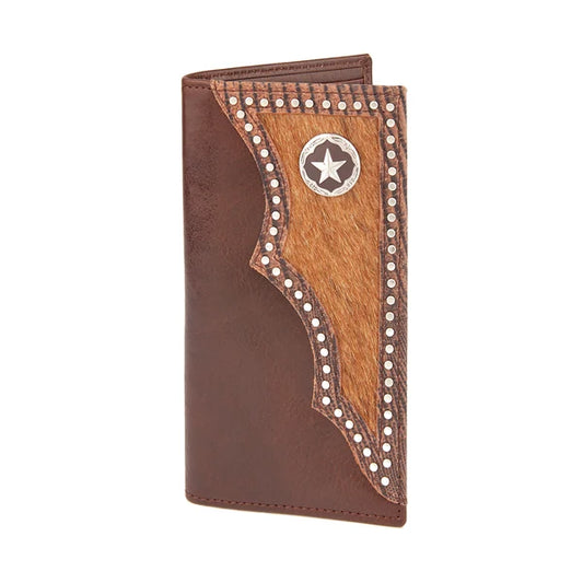 Mustang Ridge Rodeo Wallet Brown Leather