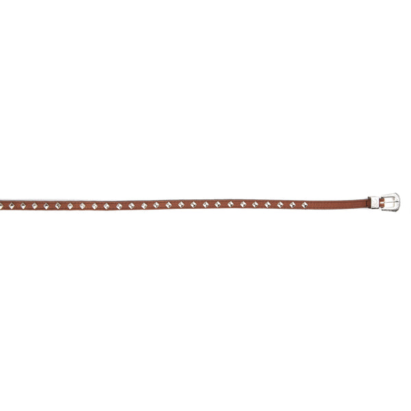 Mustang Ridge Tan Crazy Horse Leather Hatband