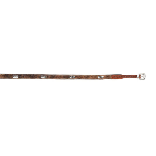 Mustang Ridge Roan Hair Cowhide Hatband