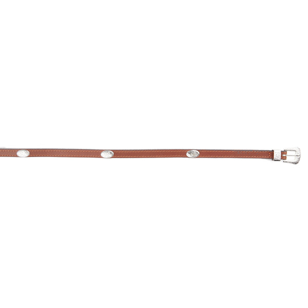 Mustang Ridge Tan Waxy Leather Hatband